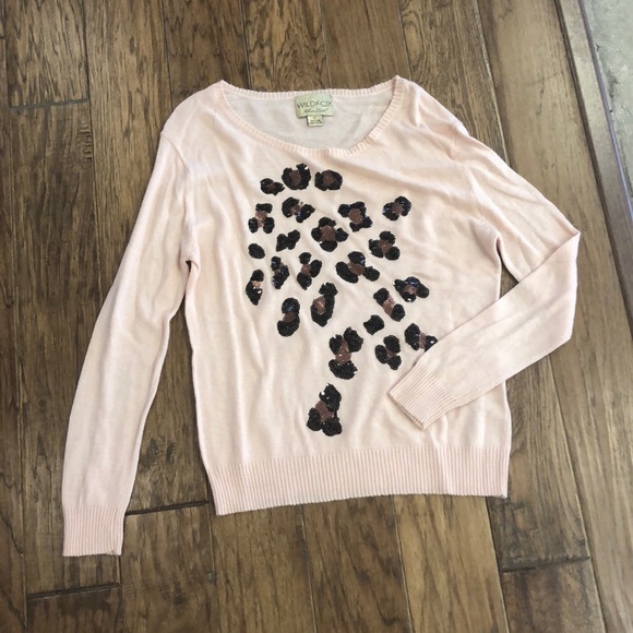 Wildfox white label sequin leopard sweater - Picture 1 of 4